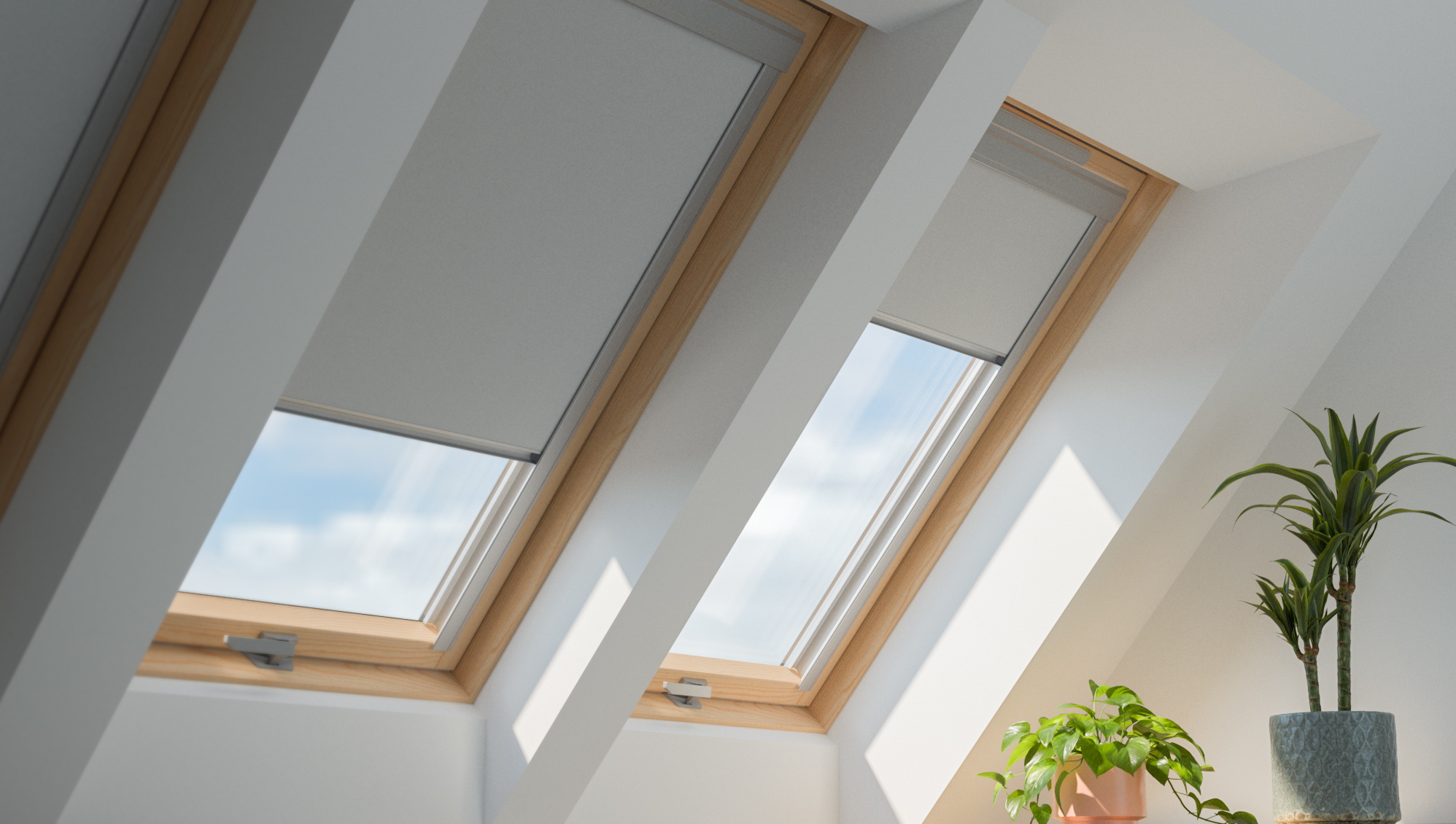 All Blackout blinds RoofLITE+ in the knall store